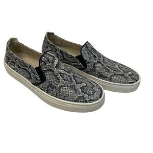 The Flexx Women's Slip On Snake Leather Sneakers Size US 7 Sneak Name Roccia